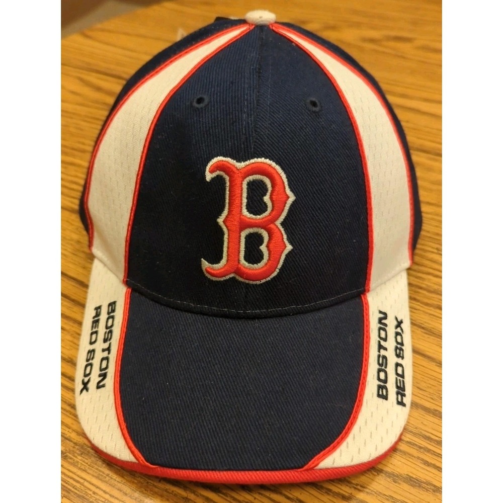 NWT BOSTON RED SOX MENS‎ BASEBALL CAP TRUCKERS HAT RED WHITE BLUE Forty Seven